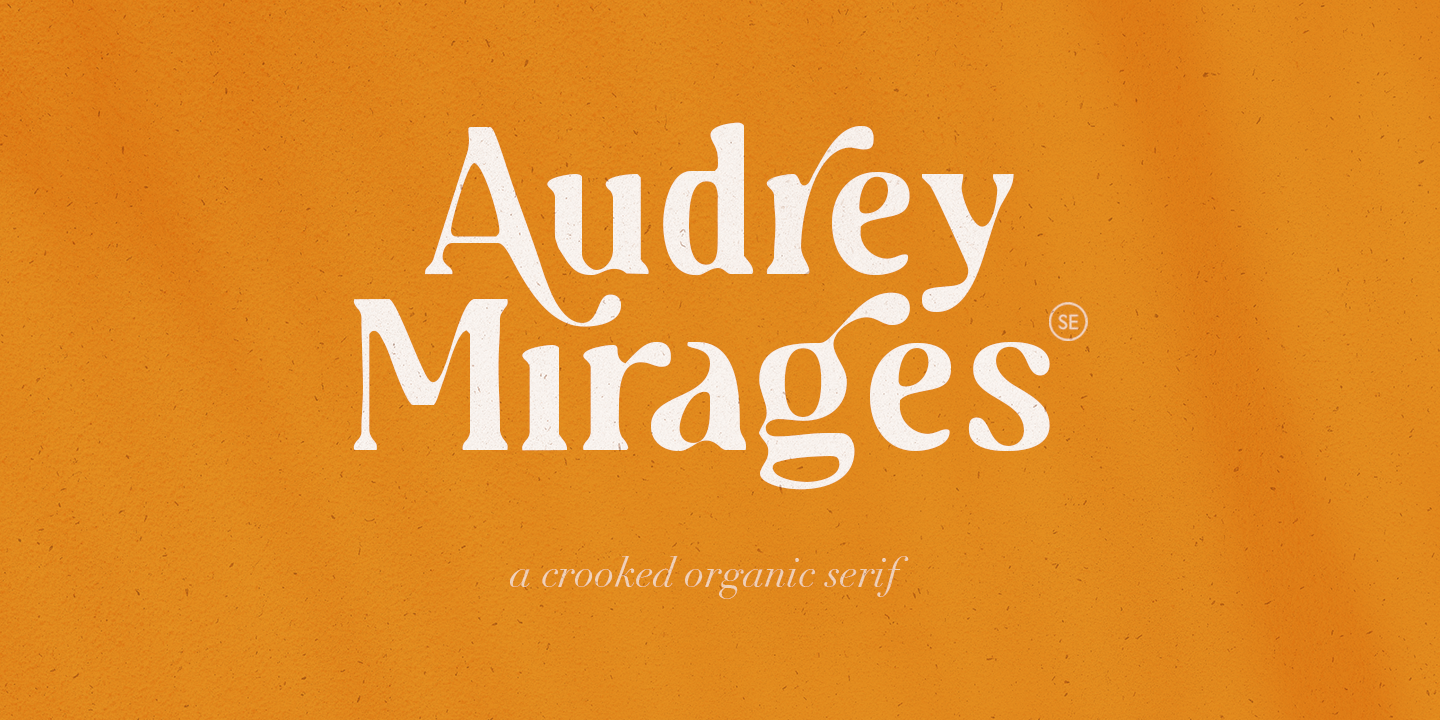 Font Audrey Mirages